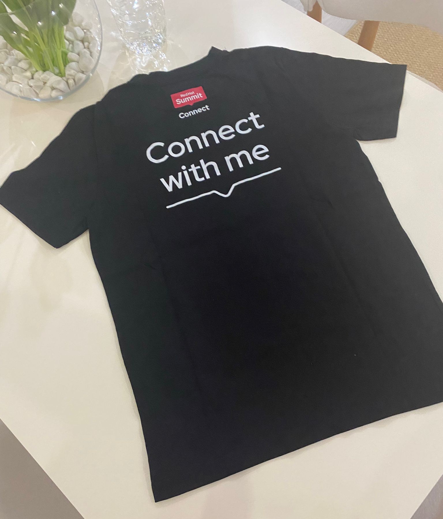 red hat x intel collab shirt